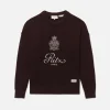 Ritz Unisex Cashmere Sweater in Bordeaux