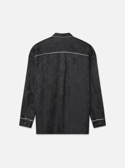 Ritz Women's Pajama Shirt in Black Multi