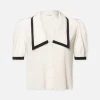 Sailor Blouse in Cream Multi