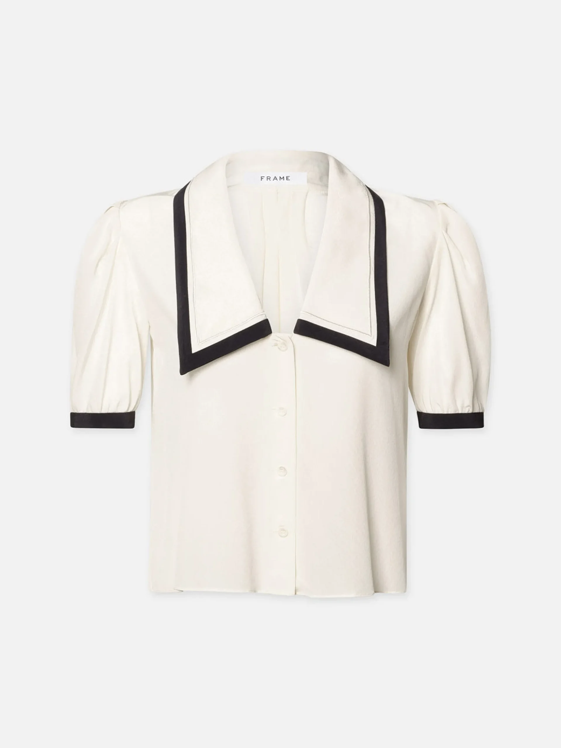 Sailor Blouse in Cream Multi