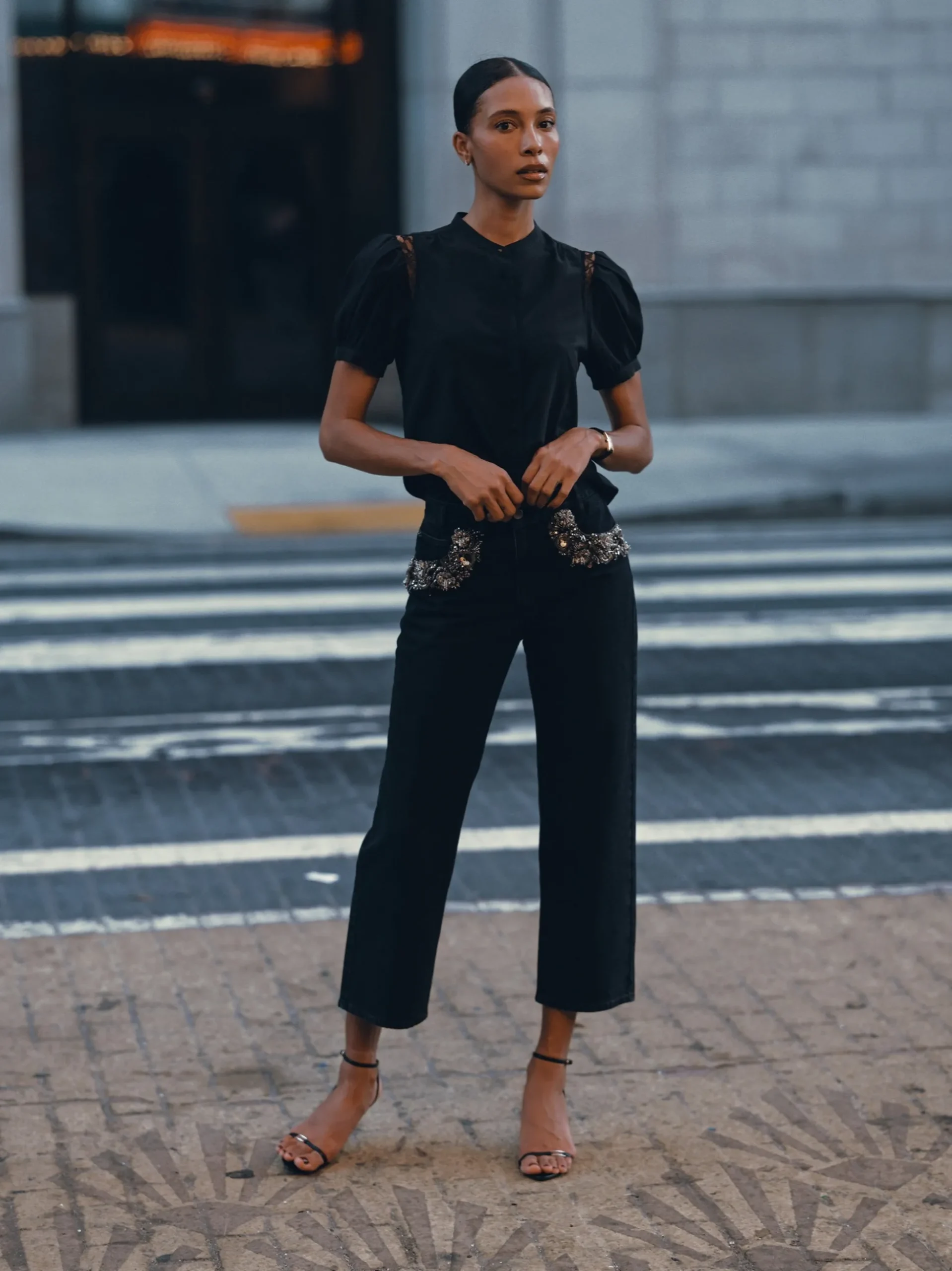 The Atelier Beaded Straight in Portia