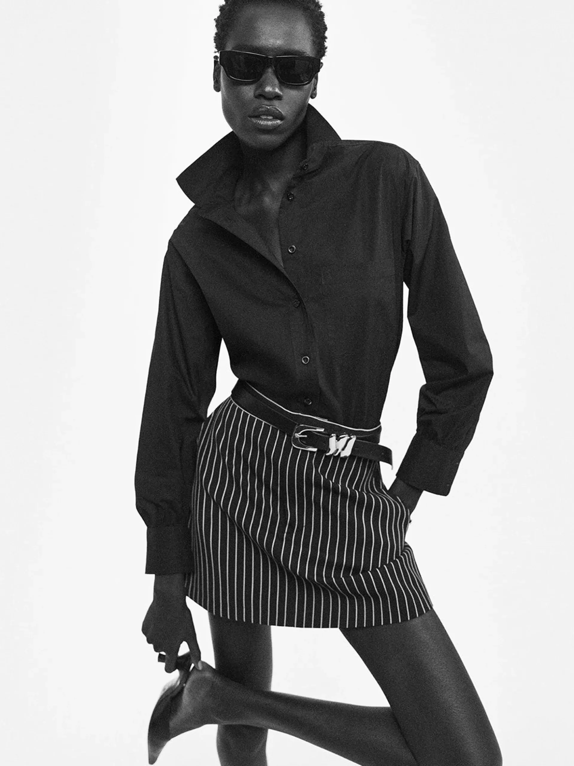 The Borrowed Pocket Shirt in Black