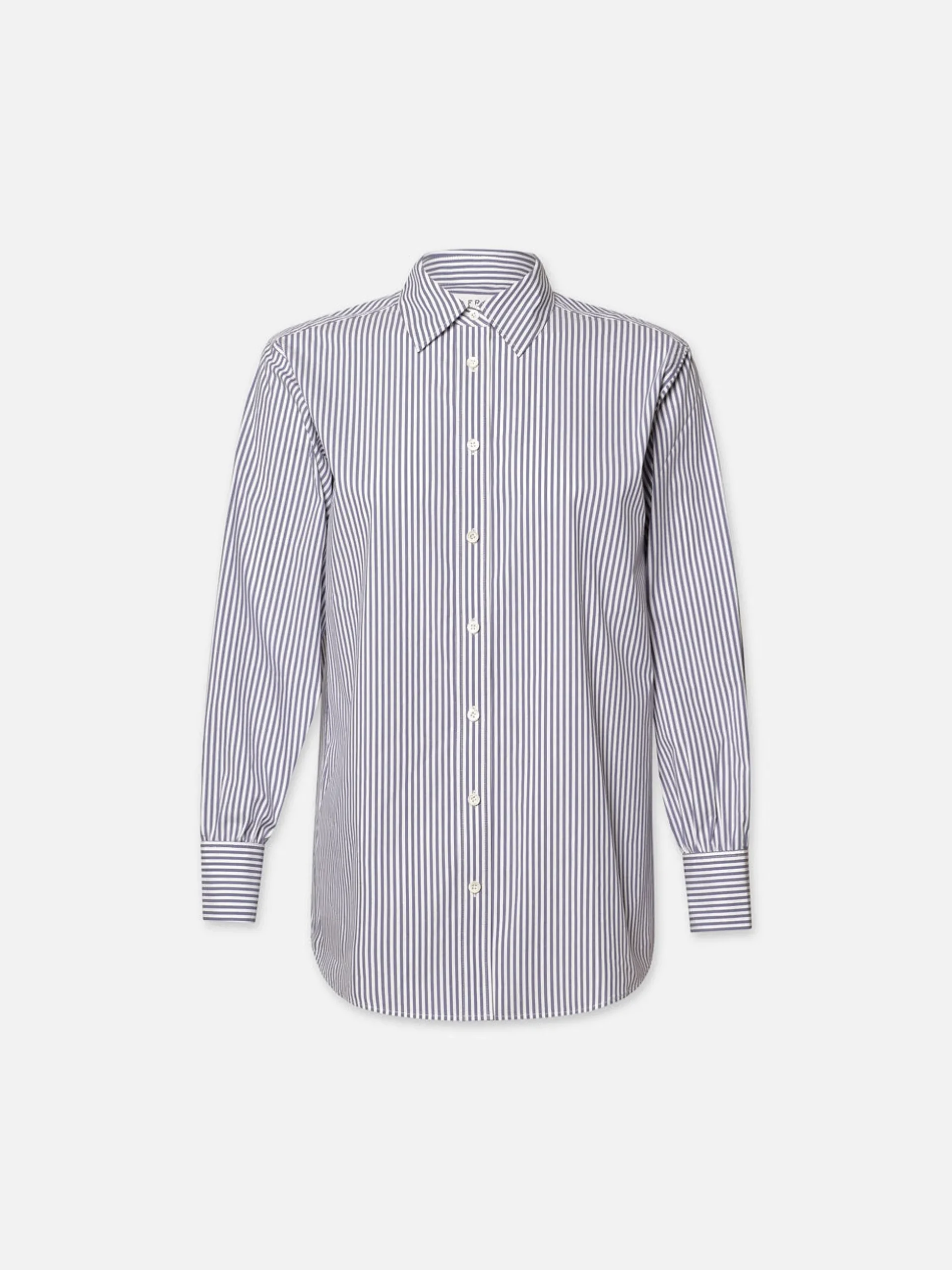 The Borrowed Shirt in Dark Chambray Multi