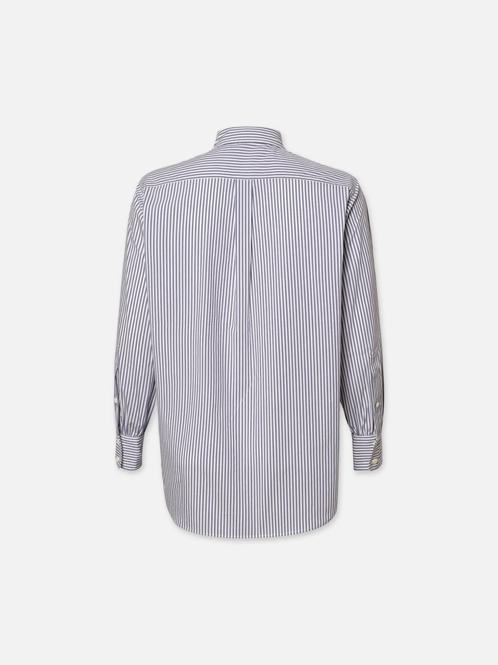 The Borrowed Shirt in Dark Chambray Multi