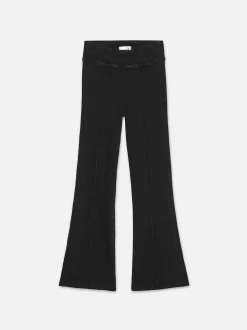 The Jetset Crop Mini Boot Pintuck in Sheen Noir