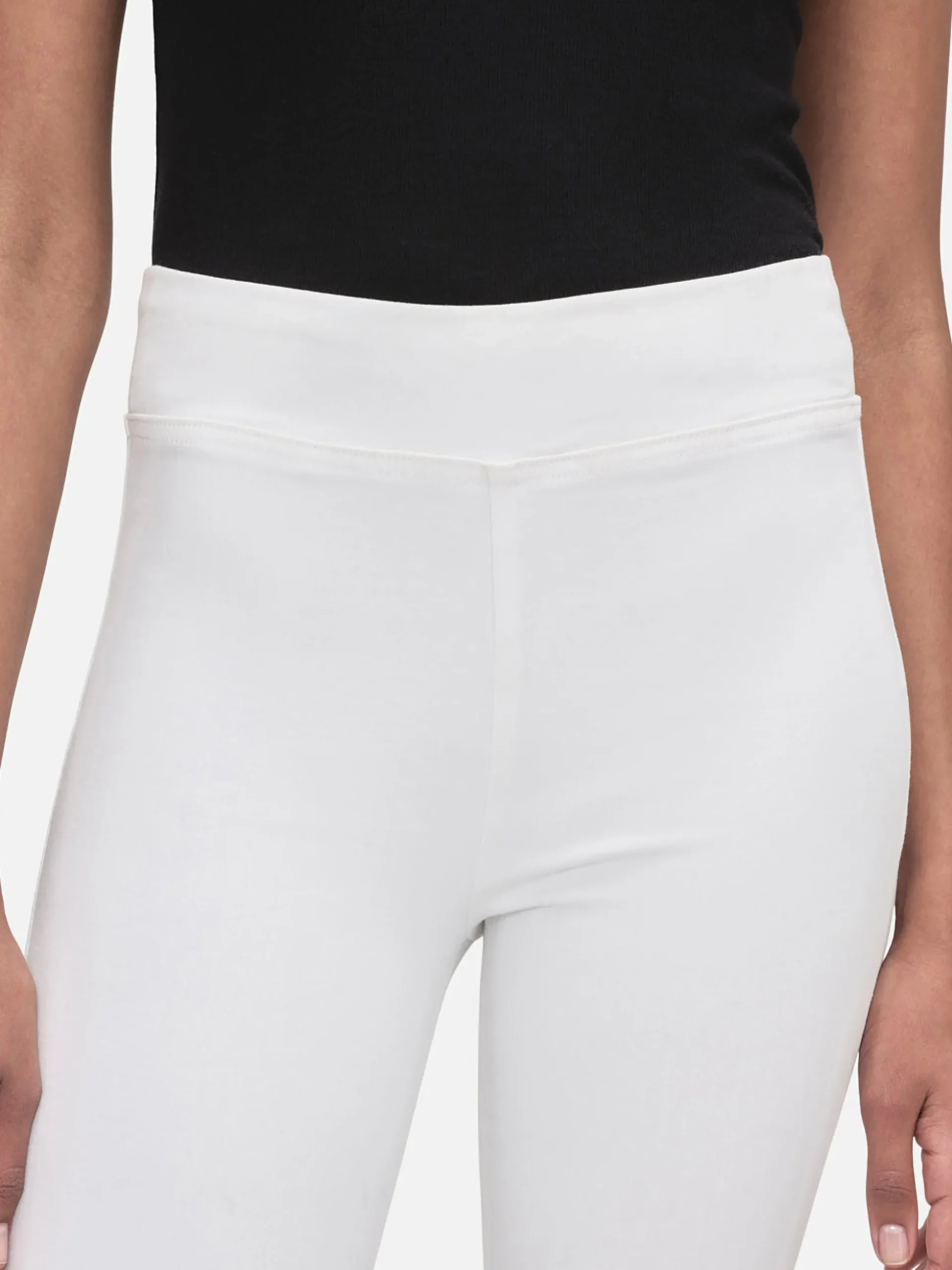 The Jetset Crop Mini Boot in White