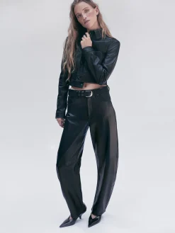 The Leather Bubble in Black