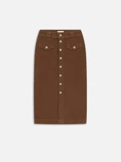 The Penelope Skirt in Toast