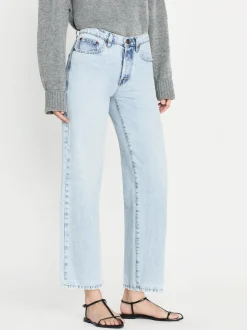 The Slouchy Straight in Fizz Indigo