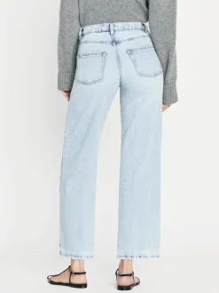 The Slouchy Straight in Fizz Indigo