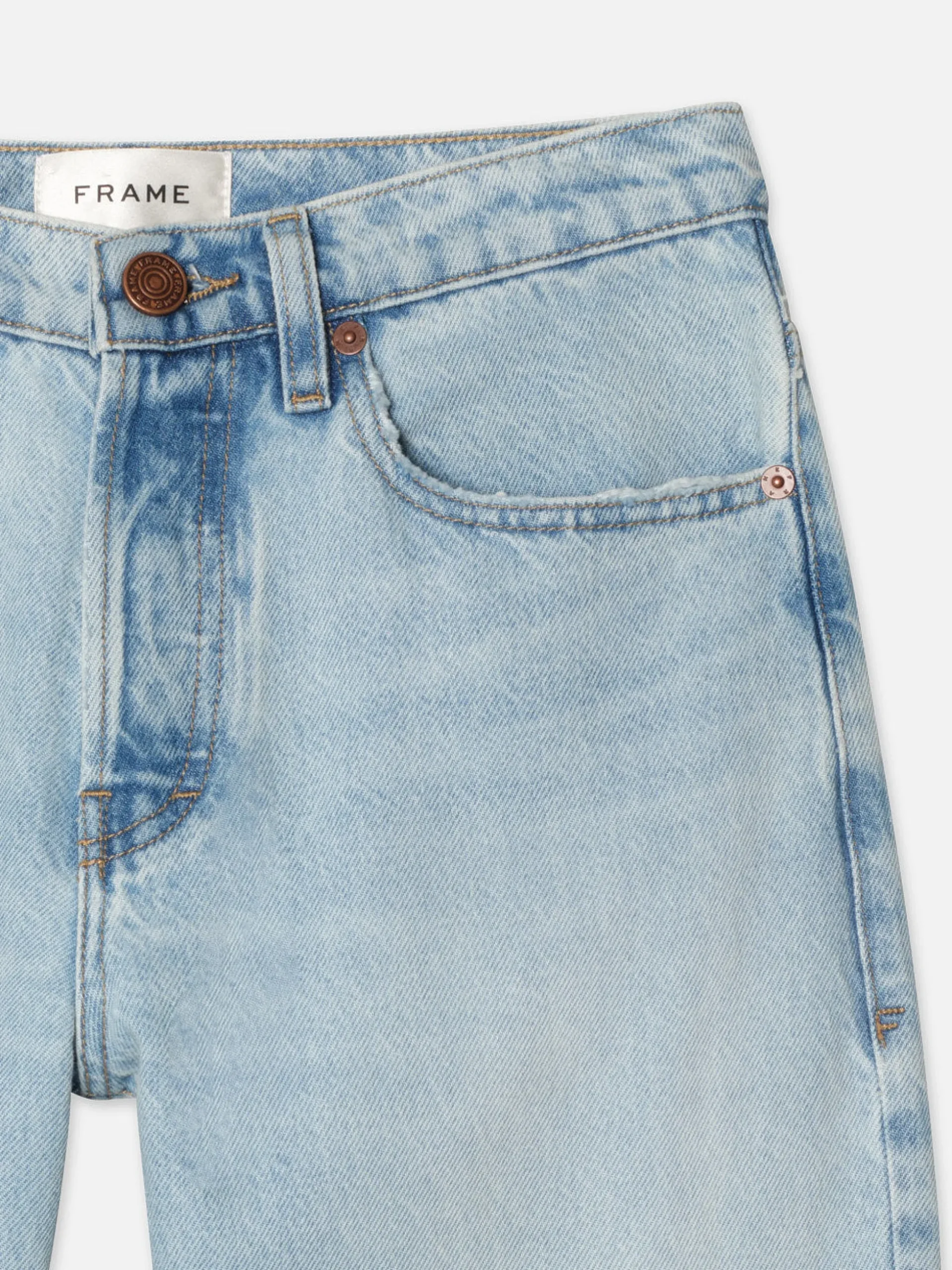 The Slouchy Straight in Fizz Indigo