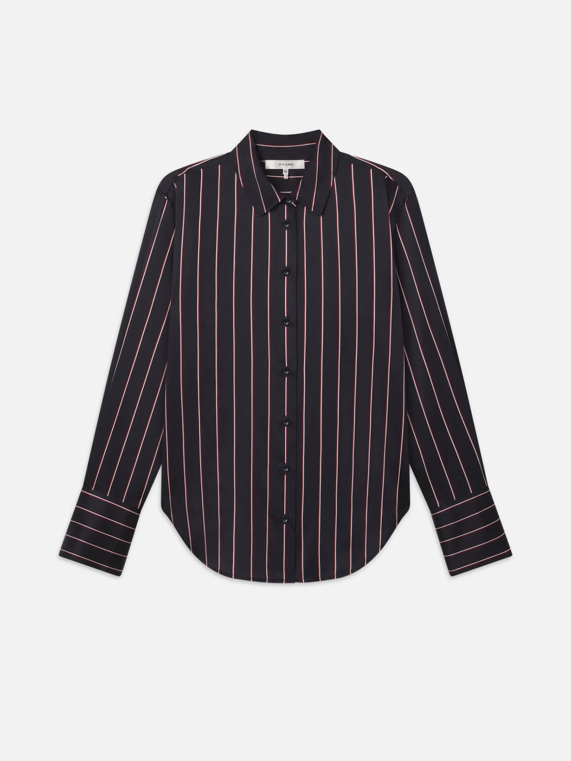 The Standard Shirt in Navy Stripe Multi