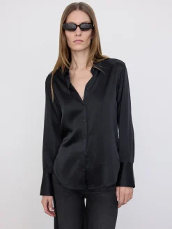 The Standard Shirt in Noir