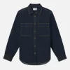 The Trapunto Shirt in Rinse