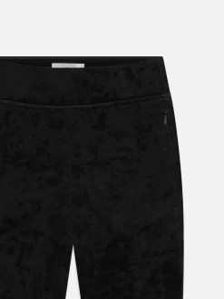 The Velvet Legging in Black