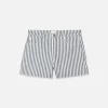 The Vintage Relaxed Short in Seaport Stripe