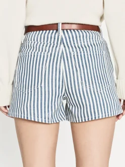 The Vintage Relaxed Short in Seaport Stripe