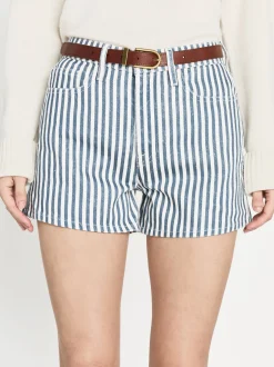 The Vintage Relaxed Short in Seaport Stripe
