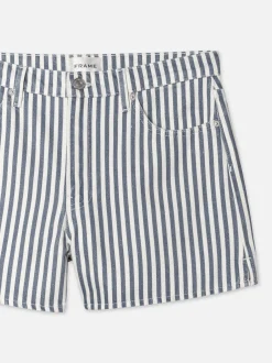 The Vintage Relaxed Short in Seaport Stripe