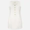 Trapunto Side Pocket Dress in Au Natural Clean