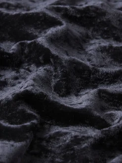Velvet Mini Dress in Black