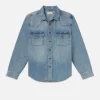 Western Denim Shirt in Fantasy