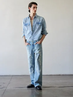 Western Denim Shirt in Salvador