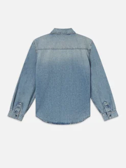 Western Denim Shirt in Fantasy