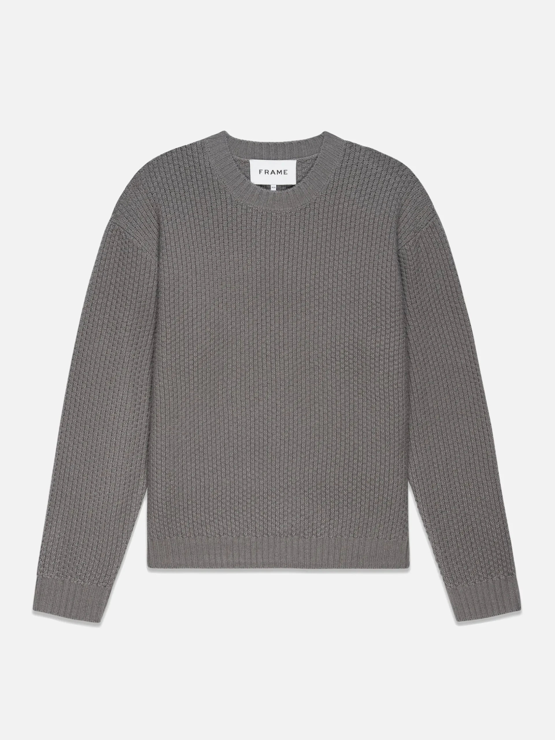 Wool Cashmere Textured Sweater in Light Brown